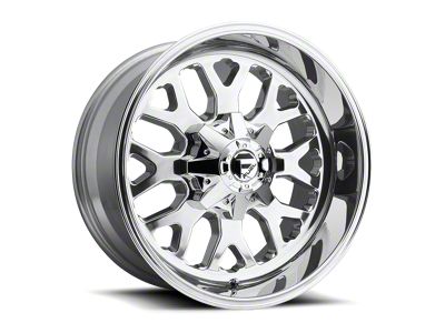 Fuel Wheels Titan High Luster Polished 8-Lug Wheel; 20x10; -18mm Offset (01-06 Silverado 2500 HD)