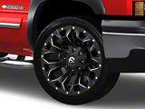 Fuel Wheels Assault Matte Black Milled 8-Lug Wheel; 22x12; -44mm Offset (01-06 Silverado 3500 HD SRW)