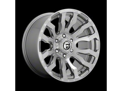 Fuel Wheels Blitz Gloss Black Milled 8-Lug Wheel; 18x9; 1mm Offset (01-06 Silverado 3500 HD SRW)