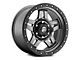 Fuel Wheels Anza Anthracite with Black Ring 5-Lug Wheel; 17x8.5; -6mm Offset (02-08 RAM 1500, Excluding Mega Cab)