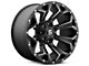 Fuel Wheels Assault Black Milled 5-Lug Wheel; 18x9; -12mm Offset (02-08 RAM 1500, Excluding Mega Cab)