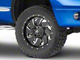 Fuel Wheels Cleaver Black Milled 5-Lug Wheel; 20x9; 20mm Offset (02-08 RAM 1500, Excluding Mega Cab)