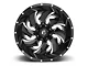 Fuel Wheels Cleaver Black Milled 5-Lug Wheel; 24x16; -99mm Offset (02-08 RAM 1500, Excluding Mega Cab)