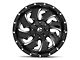 Fuel Wheels Cleaver Gloss Black Milled 5-Lug Wheel; 20x10; -18mm Offset (02-08 RAM 1500, Excluding Mega Cab)