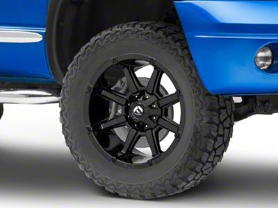 Fuel Wheels Coupler Gloss Black 5-Lug Wheel; 20x10; -24mm Offset (02-08 RAM 1500, Excluding Mega Cab)