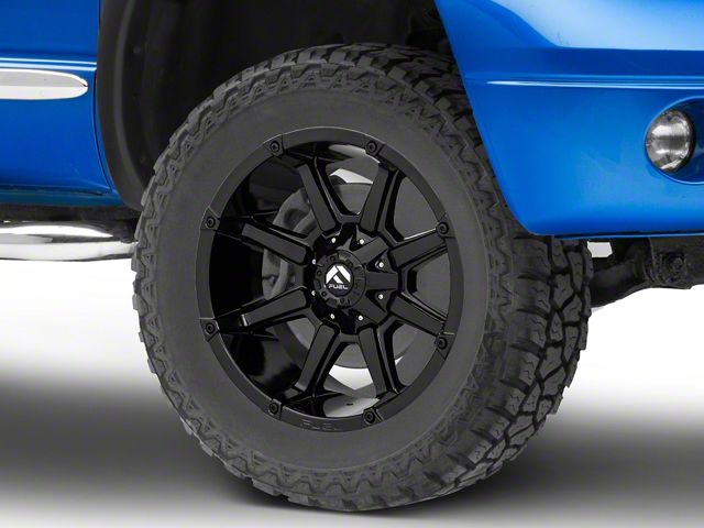 Fuel Wheels Coupler Gloss Black 5-Lug Wheel; 20x9; 20mm Offset (02-08 RAM 1500, Excluding Mega Cab)