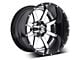 Fuel Wheels Maverick Chrome with Gloss Black Lip 5-Lug Wheel; 22x12; -44mm Offset (02-08 RAM 1500, Excluding Mega Cab)