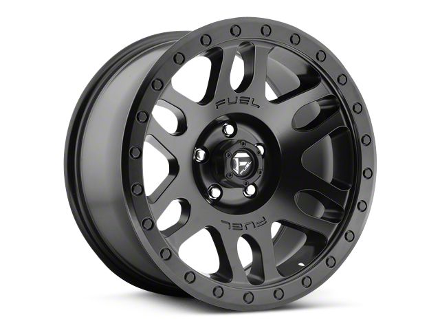 Fuel Wheels Recoil Matte Black 5-Lug Wheel; 20x9; 1mm Offset (02-08 RAM 1500, Excluding Mega Cab)