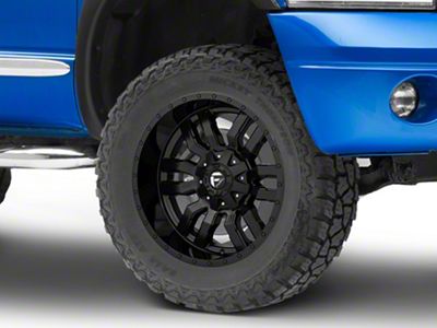 Fuel Wheels Sledge Matte Black 5-Lug Wheel; 20x10; -18mm Offset (02-08 RAM 1500, Excluding Mega Cab)