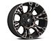Fuel Wheels Vapor Matte Black Machined with Dark Tint 5-Lug Wheel; 20x10; -18mm Offset (02-08 RAM 1500, Excluding Mega Cab)