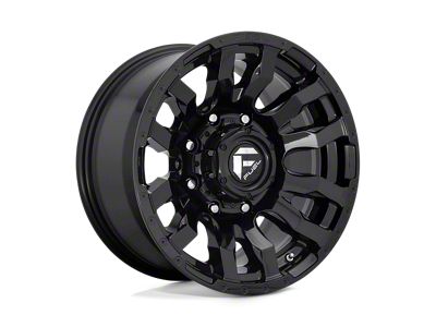 Fuel Wheels Arc Silver Brushed Face with Milled Black Lip 8-Lug Wheel; 22x10; -18mm Offset (03-09 RAM 2500)