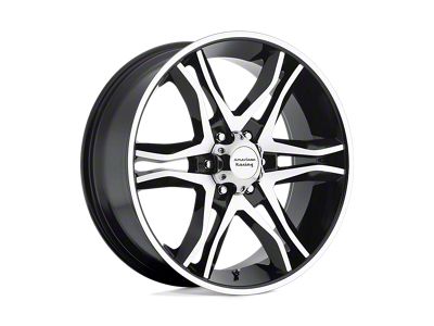 Fuel Wheels Arc Silver Brushed Face with Milled Black Lip 8-Lug Wheel; 22x12; -44mm Offset (03-09 RAM 2500)