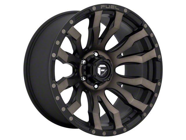 Fuel Wheels Blitz Matte Black Double Dark Tint 8-Lug Wheel; 18x9; 1mm Offset (03-09 RAM 2500)