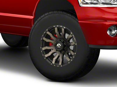 Fuel Wheels Blitz Matte Black Double Dark Tint 8-Lug Wheel; 17x9; -12mm Offset (03-09 RAM 2500)