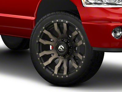 Fuel Wheels Blitz Matte Black Double Dark Tint 8-Lug Wheel; 22x10; -18mm Offset (03-09 RAM 2500)