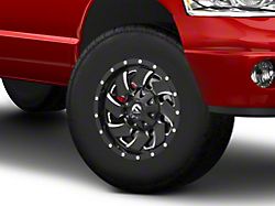 Fuel Wheels Cleaver Gloss Black Milled 8-Lug Wheel; 17x9; 1mm Offset (03-09 RAM 2500)