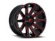 Fuel Wheels Contra Gloss Black with Red Tint Clear 8-Lug Wheel; 20x9; 20mm Offset (03-09 RAM 2500)