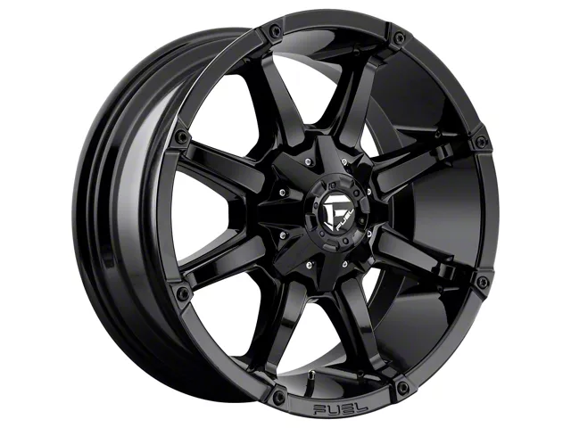 Fuel Wheels Coupler Gloss Black 8-Lug Wheel; 20x9; 1mm Offset (03-09 RAM 2500)