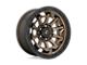 Fuel Wheels Covert Matte Bronze with Black Bead Ring 8-Lug Wheel; 17x9; 1mm Offset (03-09 RAM 2500)