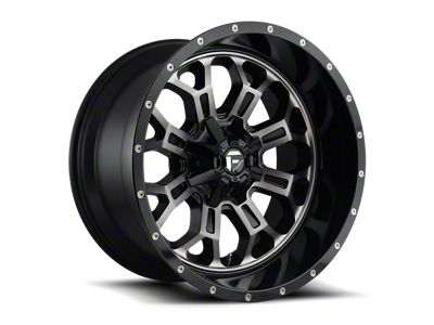 Fuel Wheels Crush Gloss Machined Double Dark Tint 8-Lug Wheel; 18x9; 20mm Offset (03-09 RAM 2500)