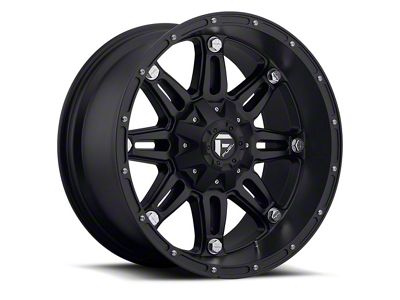 Fuel Wheels Hostage Matte Black 8-Lug Wheel; 17x9; 1mm Offset (03-09 RAM 2500)