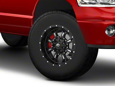 Fuel Wheels Krank Matte Black Milled 8-Lug Wheel; 17x9; 20mm Offset (03-09 RAM 2500)