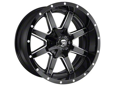 Fuel Wheels Maverick Gloss Black Milled 8-Lug Wheel; 18x9; 20mm Offset (03-09 RAM 2500)