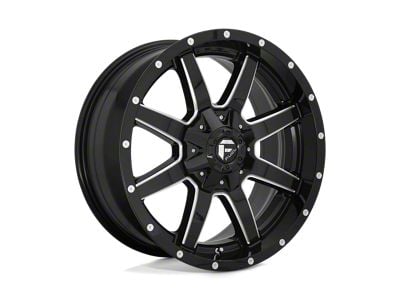 Fuel Wheels Maverick Gloss Black Milled 8-Lug Wheel; 22x10; -24mm Offset (03-09 RAM 2500)
