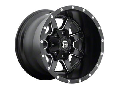 Fuel Wheels Maverick Matte Black Milled 8-Lug Wheel; 18x12; -44mm Offset (03-09 RAM 2500)