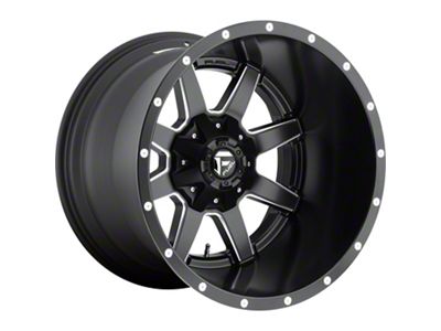 Fuel Wheels Maverick Matte Black Milled 8-Lug Wheel; 20x14; -76mm Offset (03-09 RAM 2500)