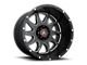 Fuel Wheels Rebel Matte Gunmetal with Black Bead Ring 8-Lug Wheel; 22x10; -18mm Offset (03-09 RAM 2500)