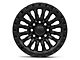 Fuel Wheels Rincon Matte Black with Gloss Black Lip 8-Lug Wheel; 17x9; 1mm Offset (03-09 RAM 2500)
