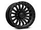 Fuel Wheels Rincon Matte Black with Gloss Black Lip 8-Lug Wheel; 17x9; 1mm Offset (03-09 RAM 2500)