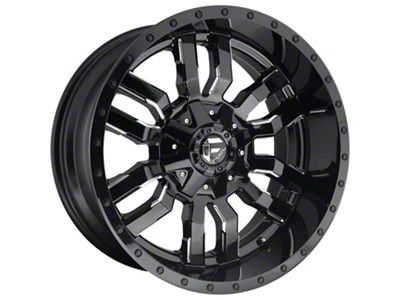 Fuel Wheels Sledge Gloss Black Milled 8-Lug Wheel; 18x9; 20mm Offset (03-09 RAM 2500)