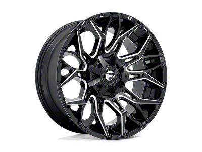 Fuel Wheels Sledge Gloss Black Milled 8-Lug Wheel; 26x14; -75mm Offset (03-09 RAM 2500)