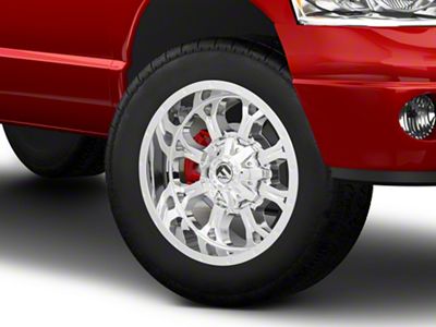 Fuel Wheels Sledge Gloss and Matte Black 8-Lug Wheel; 20x10; -18mm Offset (03-09 RAM 2500)