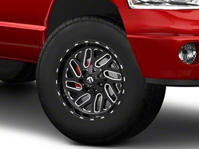 Fuel Wheels Triton Gloss Black Milled 8-Lug Wheel; 18x9; -12mm Offset (03-09 RAM 2500)