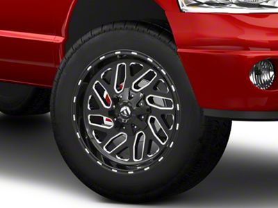 Fuel Wheels Triton Gloss Black Milled 8-Lug Wheel; 20x12; -43mm Offset (03-09 RAM 2500)