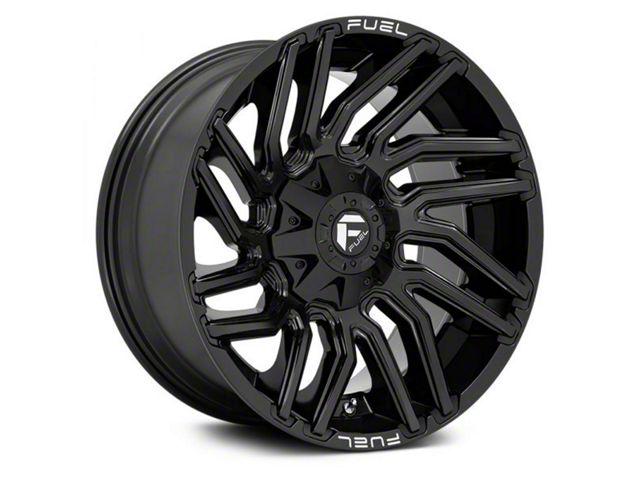 Fuel Wheels Typhoon Gloss Black 8-Lug Wheel; 20x9; 1mm Offset (03-09 RAM 2500)