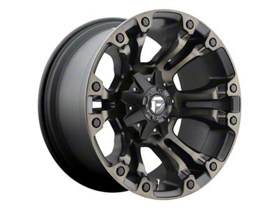 Fuel Wheels Vapor Matte Black Double Dark Tint 8-Lug Wheel; 20x9; 20mm Offset (03-09 RAM 2500)