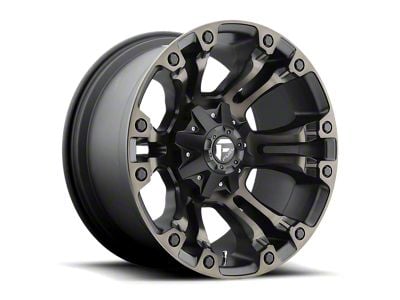 Fuel Wheels Vapor Matte Black Double Dark Tint 8-Lug Wheel; 20x9; 1mm Offset (03-09 RAM 2500)