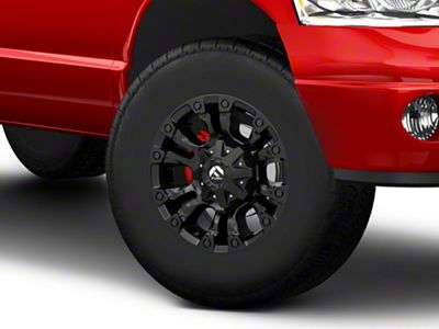 Fuel Wheels Vapor Matte Black 8-Lug Wheel; 17x9; -12mm Offset (03-09 RAM 2500)