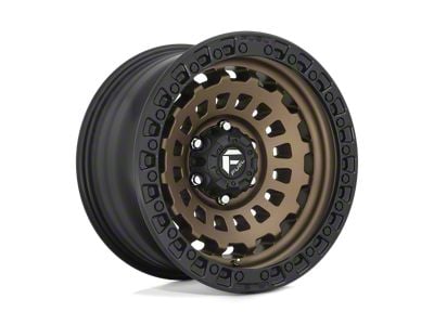 Fuel Wheels Zephyr Matte Bronze with Black Bead Ring 8-Lug Wheel; 20x9; 1mm Offset (03-09 RAM 2500)