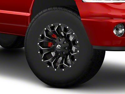 Fuel Wheels Assault Matte Black Milled 8-Lug Wheel; 17x9; 1mm Offset (03-09 RAM 3500 SRW)
