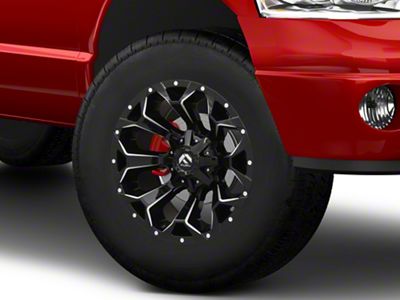 Fuel Wheels Assault Matte Black Milled 8-Lug Wheel; 18x9; -12mm Offset (03-09 RAM 3500 SRW)