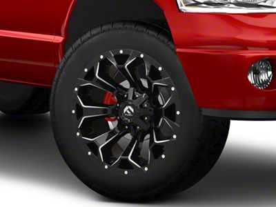 Fuel Wheels Assault Matte Black Milled 8-Lug Wheel; 20x10; -18mm Offset (03-09 RAM 3500 SRW)