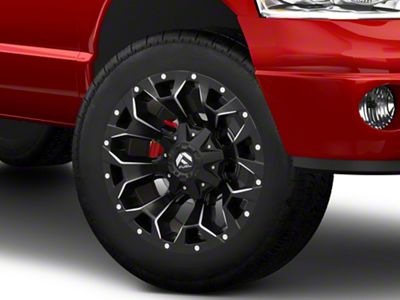 Fuel Wheels Assault Matte Black Milled 8-Lug Wheel; 20x9; 20mm Offset (03-09 RAM 3500 SRW)