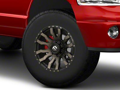 Fuel Wheels Blitz Matte Black Double Dark Tint 8-Lug Wheel; 17x9; -12mm Offset (03-09 RAM 3500 SRW)