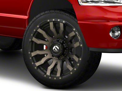 Fuel Wheels Blitz Matte Black Double Dark Tint 8-Lug Wheel; 22x10; -18mm Offset (03-09 RAM 3500 SRW)