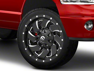 Fuel Wheels Cleaver Gloss Black Milled 8-Lug Wheel; 22x10; -18mm Offset (03-09 RAM 3500 SRW)